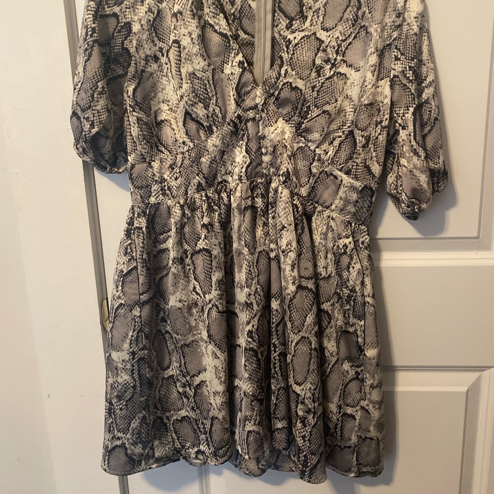Snakeskin Romper